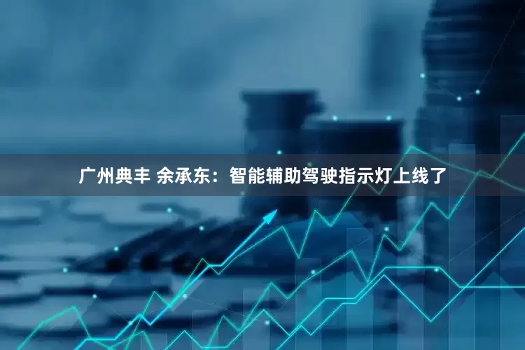 广州典丰 余承东：智能辅助驾驶指示灯上线了