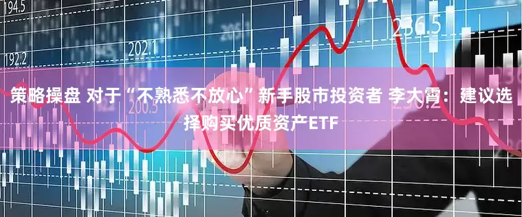 策略操盘 对于“不熟悉不放心”新手股市投资者 李大霄：建议选择购买优质资产ETF
