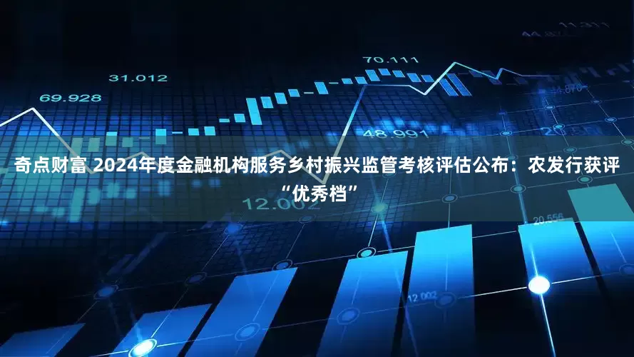 奇点财富 2024年度金融机构服务乡村振兴监管考核评估公布：农发行获评“优秀档”