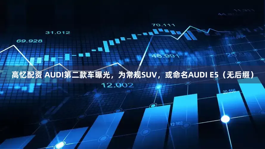高忆配资 AUDI第二款车曝光，为常规SUV，或命名AUDI E5（无后缀）